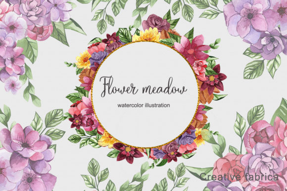 Floral Watercolor Set Illustrations Review