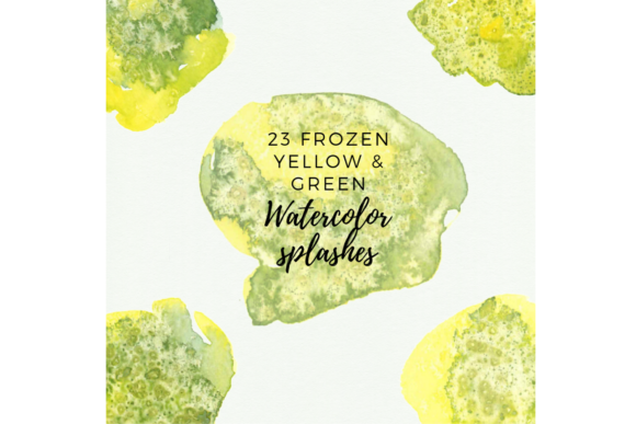 Green and Yellow Watercolor Splash Files Review