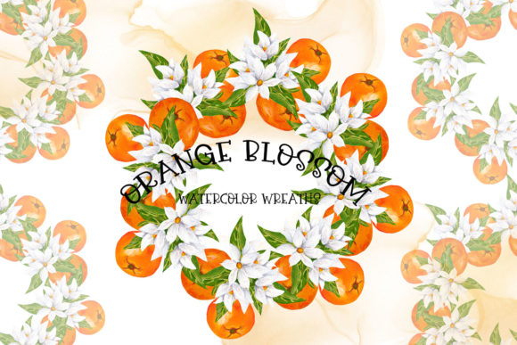Orange Blossom - Watercolor Wreaths Review