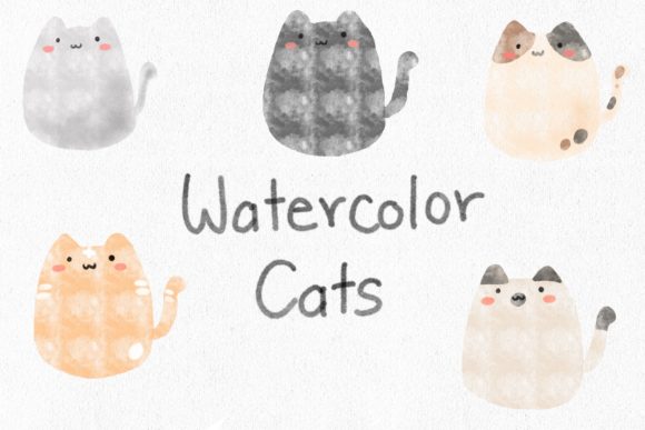 Watercolor Chubby Cats: A Designer's Review