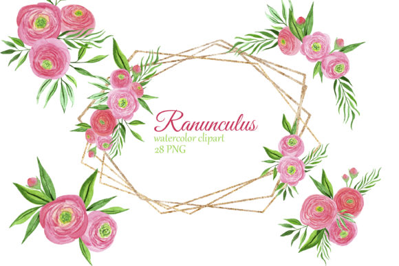 Watercolor Pink Ranunculus Bouquets Review